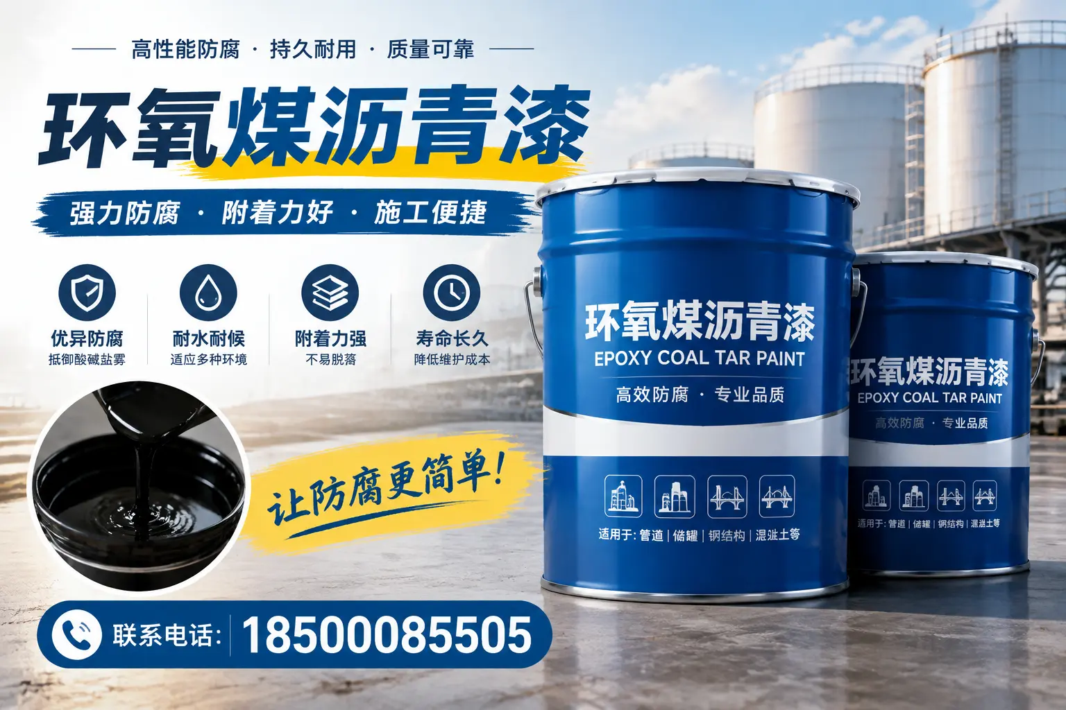 环氧煤沥青漆的环保性分析，台前企业的选择依据
